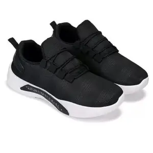 Trendy Latest Stylish Lightweigh Shoes for MenSports Shoes for MenRunning Shoes for MenSports ShoesWalking Shoes for MenGym Shoes for Men & Boys(106) D Black
