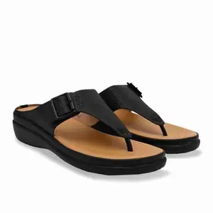 ROCIA By Regal Black Women Casual Comfort Flats