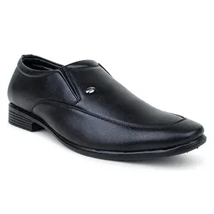 Action Men's Black Synthetic Leather Office Formal Shoes - OFFICE-83-BLACK_7