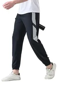 RynoGear Men's Lightweight Dryfit Track Pant with Zip Pockets || Track Pants for Man