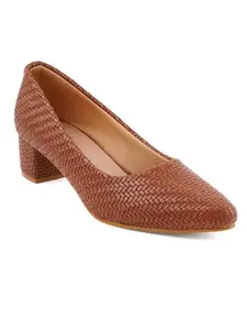 ICONICS Women Sandal Colour- Tan, Size-UK-5