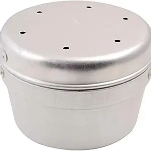 JAGDIV Handwa/Cake Cooker Induction Base (Aluminium, 2.3 LTR) Silver price in India.