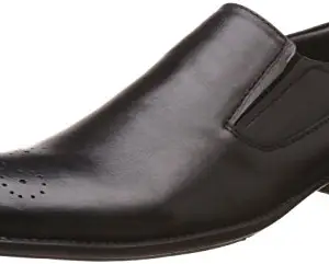 Bata Men's Rickon Black Leather Formal Shoes - 7 UK/India (41 EU)(8546304)