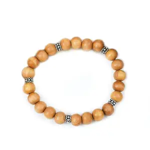 Rudra Centre White Sandal beads bracelet