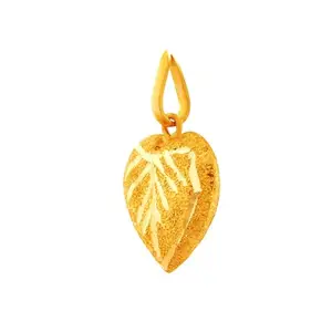 Muthoot PAPPACHAN Swarnavarsham 22KT Leaf Heart Pendant 2 Gram