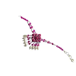 KHOJ.CITY Jewellery Harper Traditional Multi Color Handmade & Hand Painted Bracelet for Girls & Women (KHJ-AMZ-BR-24)