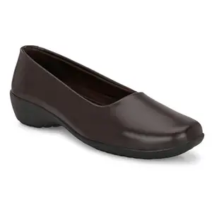 Karaddi 6099 Women's Comfortable Formal Bellies Shoes Color Brown Size 42 EU or 9 UK/ind