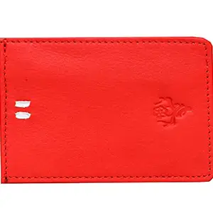 VINTAGE9 Magflip Leather Unisex Mag Wallet - Red