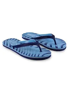 Action Women's Flip Flops Slippers(Sky-N.Blue)(Size-8)