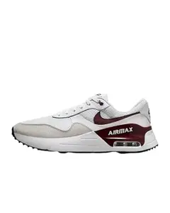 Nike Mens Air Max Systm-White/Dark Team Running Shoe Red-Summit White-Black-Dm9537-106-10Uk