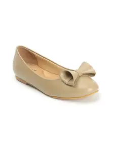 Elle Women's Slip-On Ballerinas Colour-Beige, Size-UK 3
