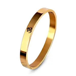 MEENAZ Rakhi Bracelet for brother Bracelet for Men Shree Ram Aum Om Kada for men Bracelet for Boys Rose Gold,Kada golden Bracelets Rakhi for Bhaiya Brother Kids Men,Raksha Bandhan Wrist Band Rakhi