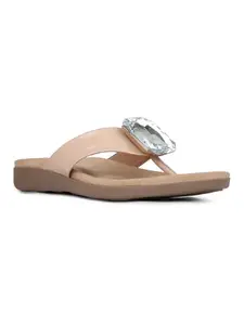 Inc.5 Womens Beige Solid Round Toe Casual Sandals