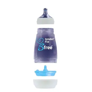 TENDERFLO Anti-Colic Baby Bottle With Air Vent System, Bpa Free Feeding Bottle For Colic Prevention, 350 Ml