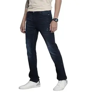The Indian Garage Co Men Bootcut Solid Mid-Rise Stretchable Jeans