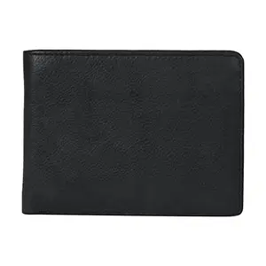Leatherman Fashion LMN Genuine Leather Men's Black Wallet (5 Card_Slots)