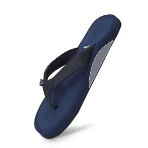 YOHO ArchFlex orthopedic slippers for women | Arch support for pain relief | Soft, Anti-Skid, lightweight | comfortable padded straps flip flops for Everyday | Mystery Blue - UK 5