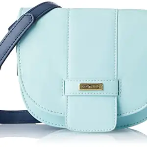Amazon Brand - Eden & Ivy Women's Sling Bag (Aqua)