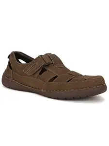 Hush Puppies mens Dawson E Olive Green 1 Fisherman Sandal - 7 UK (8557160)