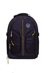 TamVor CB12 DSLR/SLR Camera Bag Backpack Water Proof With Rain Cover With Laptop Space Shifting Compartments According To Use Hustle Free Camera Bag (Black)