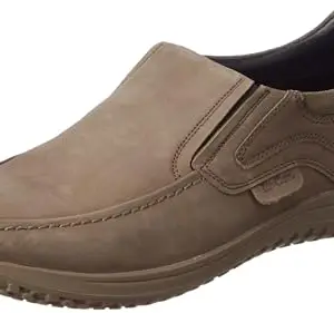 Lee Cooper Men's LC6068E Leather Formal Shoes_Olive_6UK