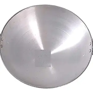 NURAT® Aluminium Heavy Base Casting Hindalium Kadai with Handle Aluminium Kadai for Multipurpose Use (6 Liter) price in India.