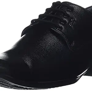 BATA Mens BOSS-Rider Black Uniform Dress Shoe