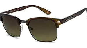 VINCENT CHASE EYEWEAR By Lenskart | Full Rim Round Stylish Sunglasses | Polarized And 100% UV Protected | For Men & Women | Large | Vc S10681/P