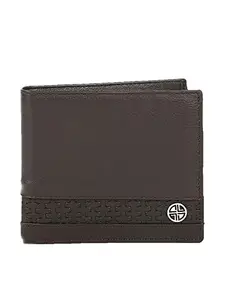 Carlton London Men's Brown Soft Napa Leather Two Fold Wallet | Brown | One Size | CLMW-7221 |