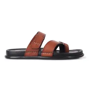 ID Men's Comfortable Lightweight Leather Sandal_ID4269Tan_43