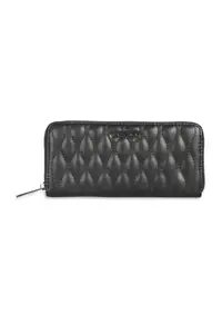 Van Heusen Women Polyurethane Black Solid Casual Wallets
