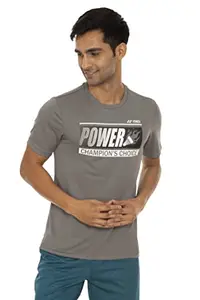 YONEX BADMINTON APPERAL TSHIRT ROUND NECK M 1538 178P 19S SMOKED PEARL M