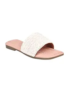 SELFIEE Casual and Classy Flats Sandals Light Weight Comfortable & Trendy Party Flats for Girls & Women