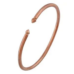 Memoir Pure Copper 3.50mm Free size Kada Bangle Men Women