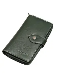 TEAKWOOD LEATHERS Teakwood Women's Genuine Leather Wallet Leather Pocket Wallet Ladies Mini Purse