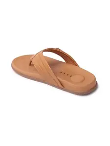 ELLE Flip Flop Sandal, Colour-Tan,Size-UK 4
