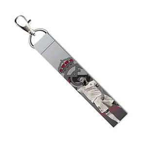 ISEE 360® Footballer Benzeman Lanyard Tag with Swivel Lobster for Gift Luggage Bags Backpack Laptop Bags L X H 5 X 0.8 INCH