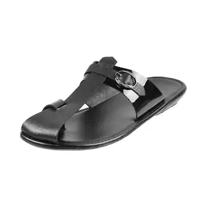 Mochi Men Black Casual Synthetic Sandals Uk/6 Eu/40 (16-340)