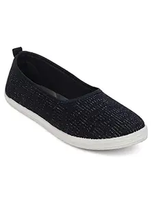 ICONICS Women's Loafers, Navy, 6