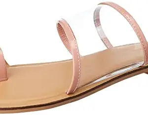 Carlton London Womens CLL-5720 Nude Flat Sandal - 7 UK (CLL-5720)