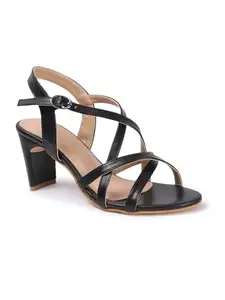 Iconics Women Sandal,Black,UK-8