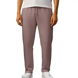 Nobero Men Mid- Rise Classic Straight Fit Joggers