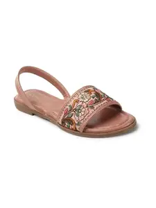 Iconics Women Sandal,Pink,UK-8