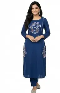 Purvit Cotton Printed Straight Short Length Kurti for Women, Top Dress for Ladies and Girls