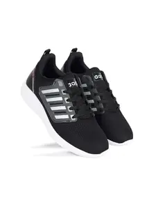 AADI Black Trendy Stylish Outdoor Sports Walking Running Shoes for Men