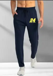 Elegent Track Pant for Men's Cotton Blend,NavySize_BZ-KRGS_XL_1741 Navy