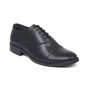 Zoom Shoes Men's Genuine Leather Formal Shoes for Office/Casual Wear A-1176 Black