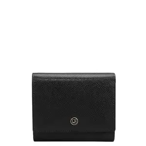 Da Milano Leather Mini Women Wallet - Black (10061A-OL)