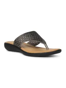 Bata women Slipper LASER SWASROSKI TH(5712219) _Gunmetal_UK8
