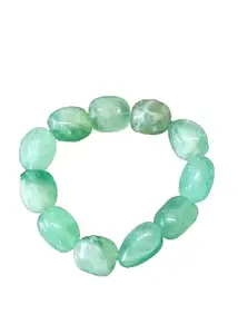 Enchanting Krystals Green Fluorite Tumble Bracelet for emotional healing and balance, Reiki Chakra Healing Bracelet assist students in academic goals.